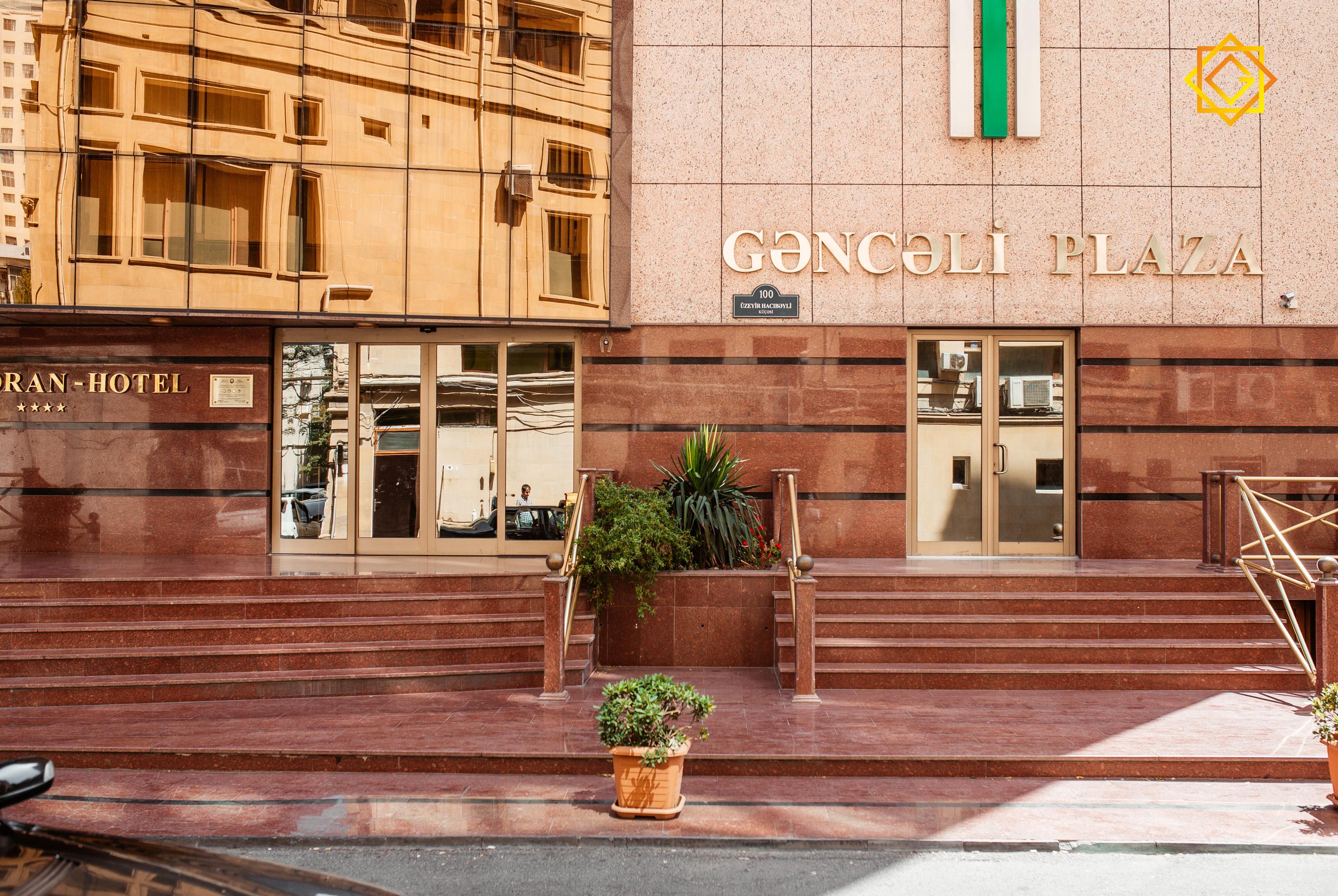 Ganjali Plaza Hotel Baku Bagian luar foto